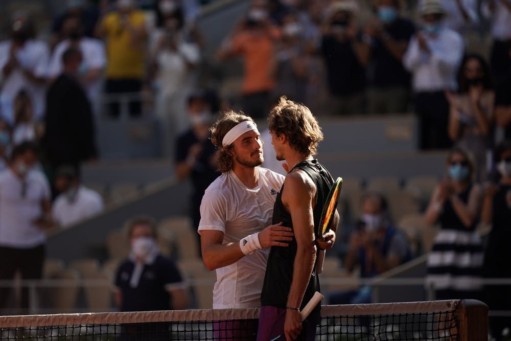 Stefanos Tsitsipas, Alexander Zverev, Roland-Garros 2021, semi-final