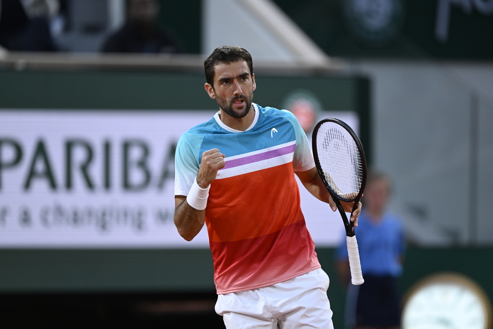 Marin Cilic, huitièmes de finale, Roland-Garros 2022