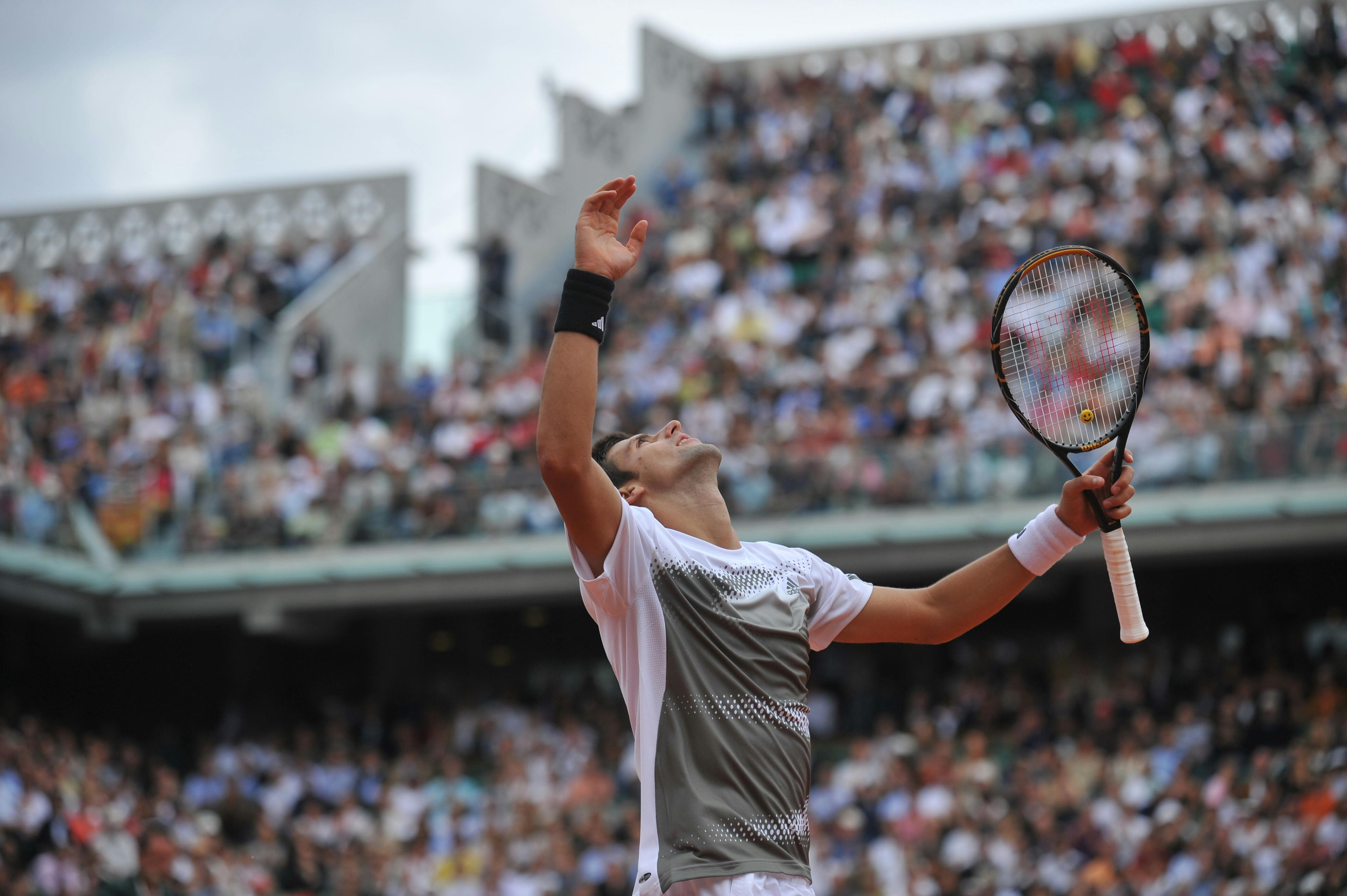 Novak Djokovic Roland Garros 2008 semi-final