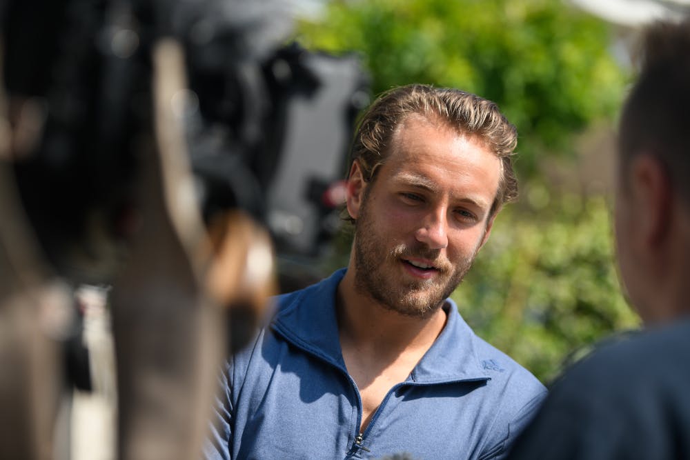 Roland-Garros 2018, media day, Lucas Pouille