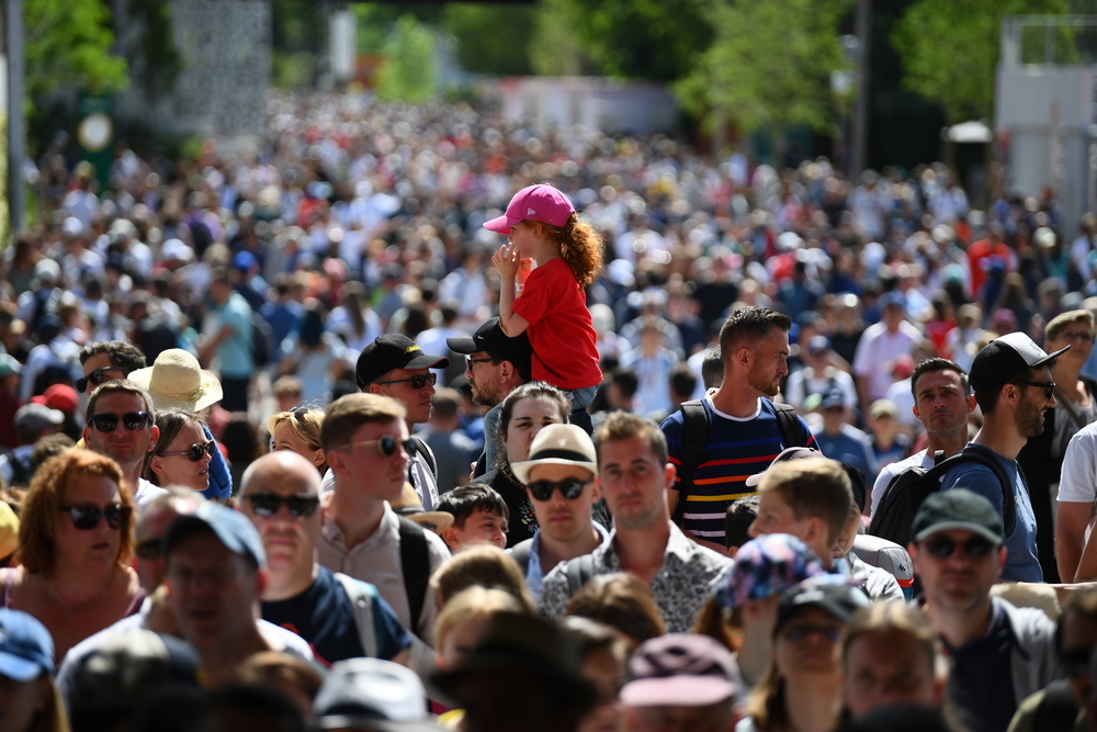 Journée des Enfants, Roland-Garros 2022, Foule
