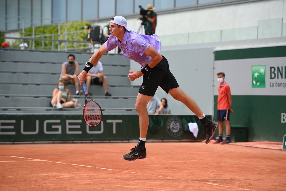 John Isner, Roland Garros 2021, second round