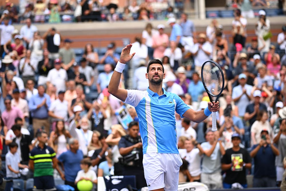 Novak Djokovic, round 2 / US Open 2023