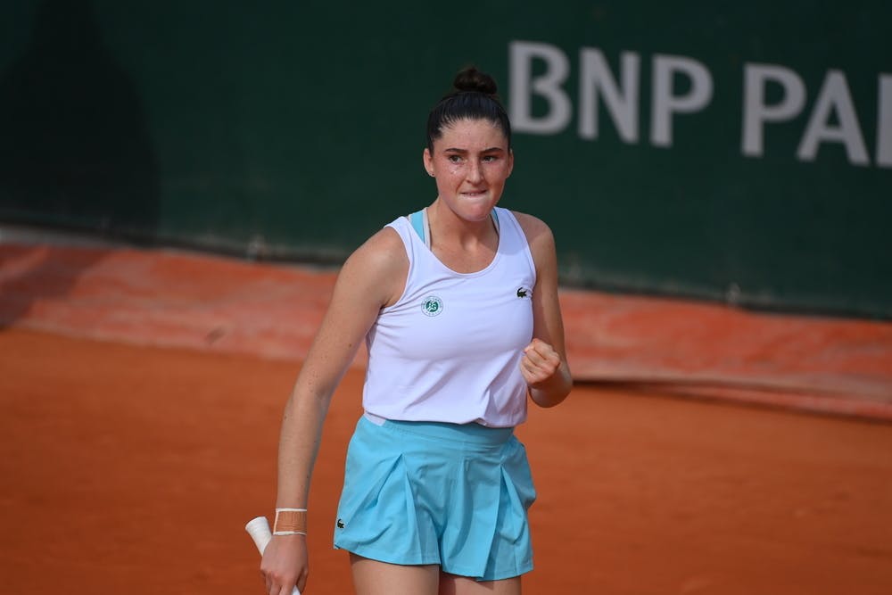 Elsa Jacquemot, Roland Garros 2020, juniors quarter-finals