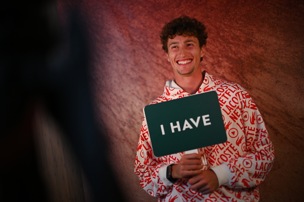 Ugo Humbert, media day, Roland-Garros 2023