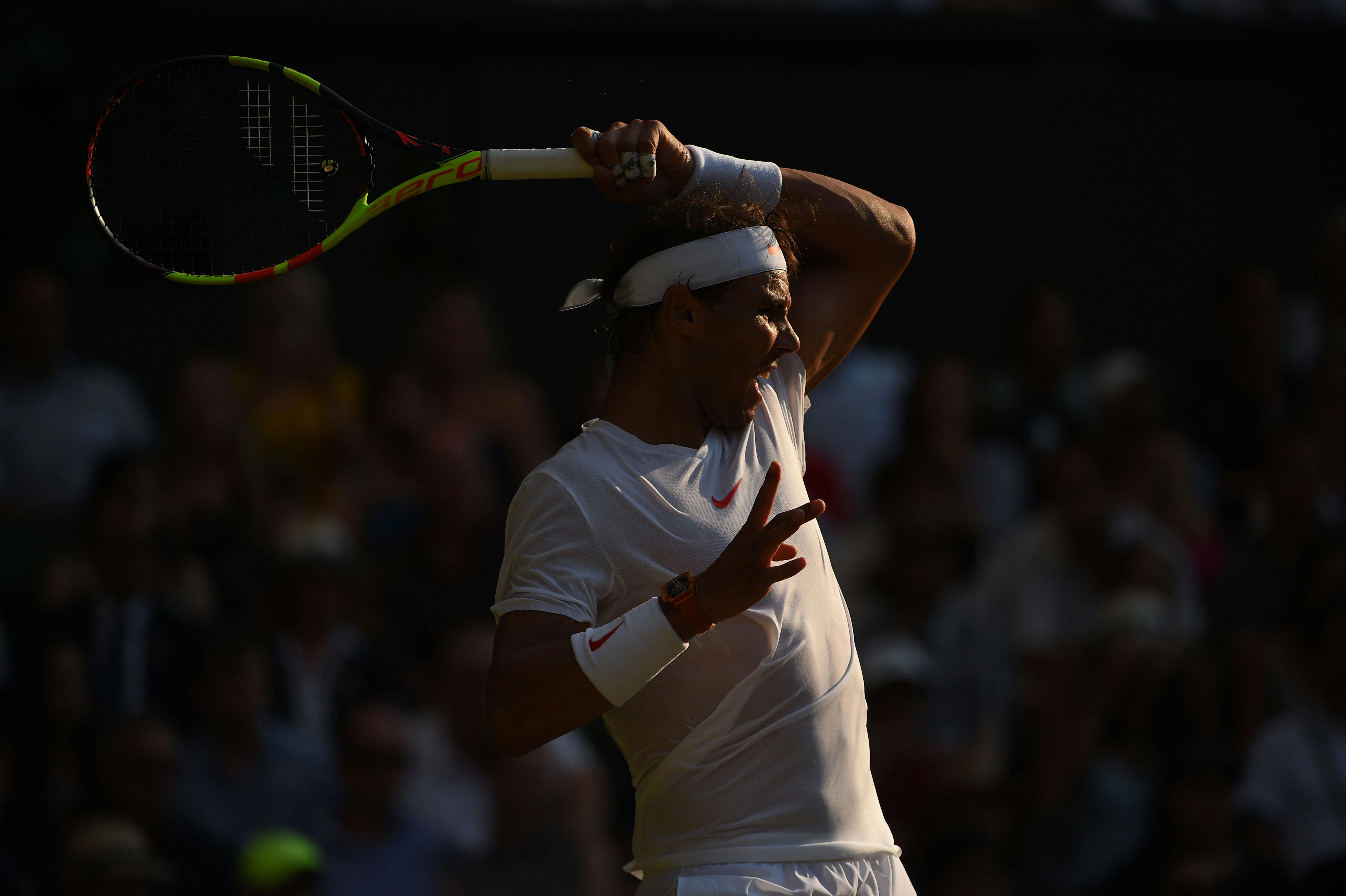 Rafael Nadal dans l'ombre Wimbledon 2018