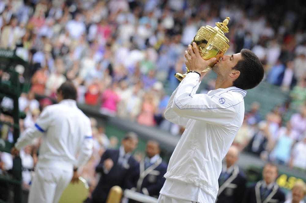 Novak Djokovic, Wimbledon 2011, remise des prix