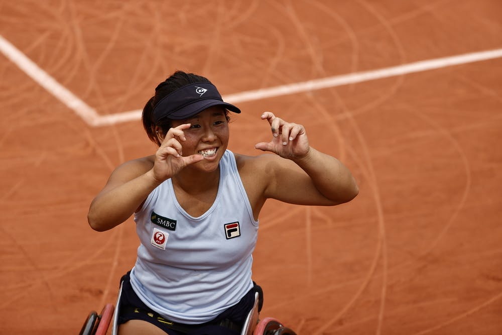 Yui Kamiji, demi-finales, Roland-Garros 2022