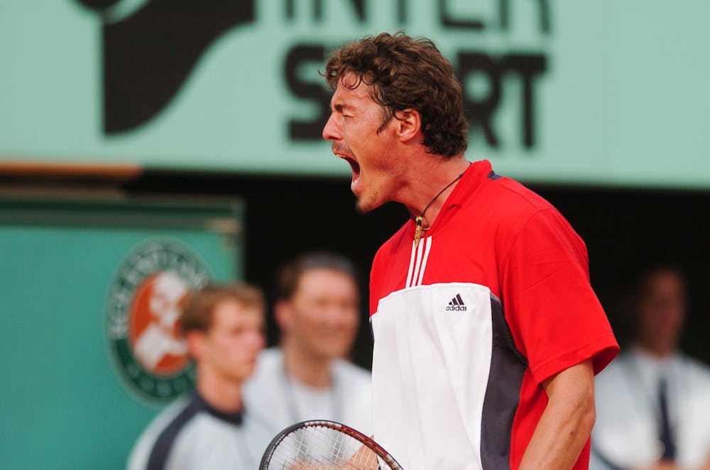 Marat Safin during Roland-Garros 2004