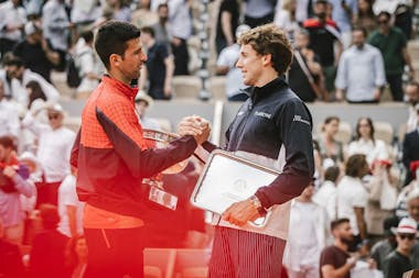 Novak Djokovic, Casper Ruud, Roland-Garros 2023, final, trophy