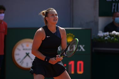 Aryna Sabalenka, Roland Garros 2021, first round