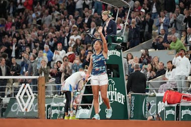 Diane Parry, 1er tour, Roland-Garros 2022