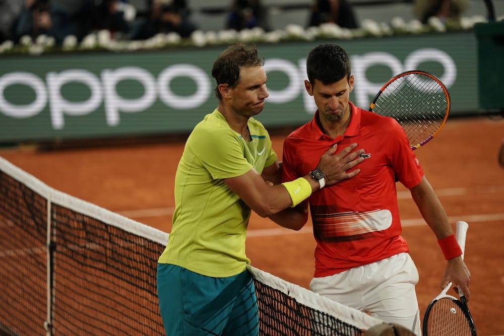 Rafa Nadal, Novak Djokovic, Roland Garros 2022