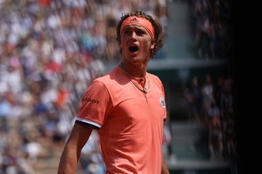 Alexander Zverev en huitième de finale de Roland-Garros 2018/ Sascha Zverev will play his first quarter in Grand Slam.