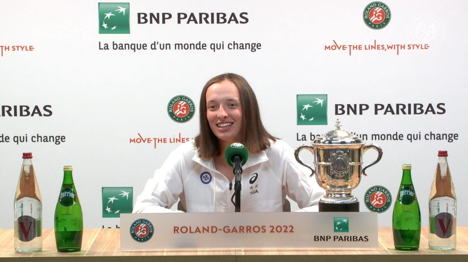 Iga Swiatek - Conference de presse - finale dames 2022