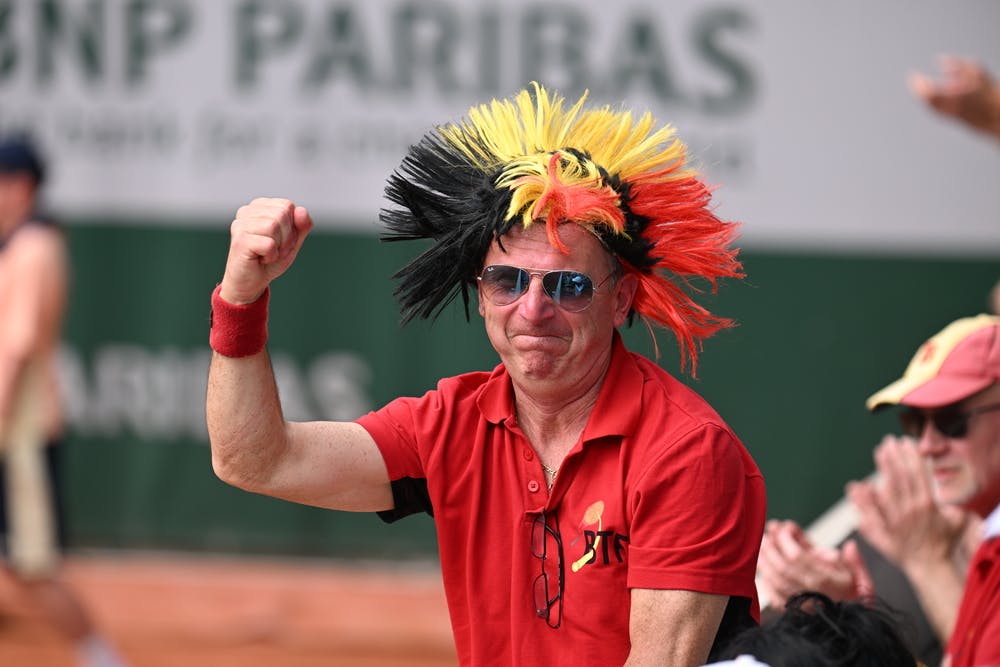 Belgian supporter, Roland-Garros 2023