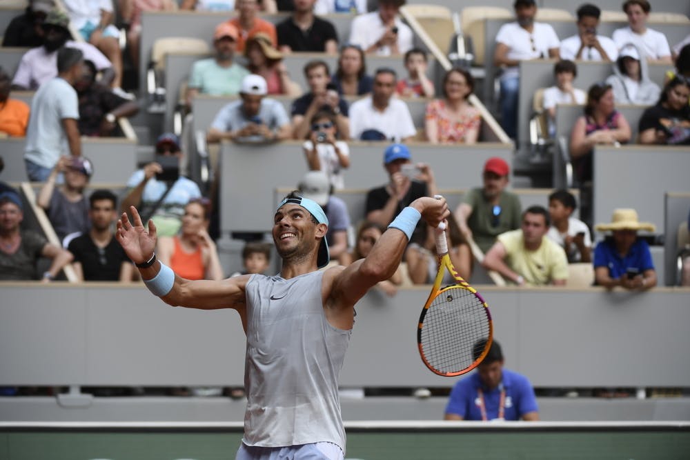 Rafael Nadal, Roland Garros 2022, practice