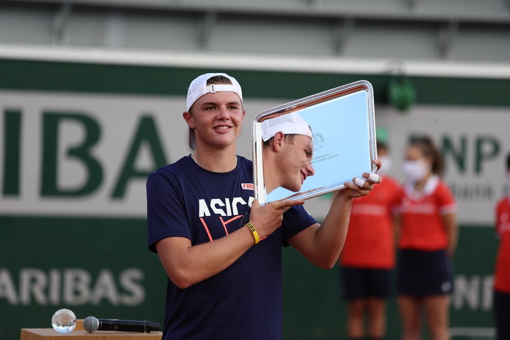 Dominic Stephan Stricker, Roland-Garros 2020, finale simple garçons, 