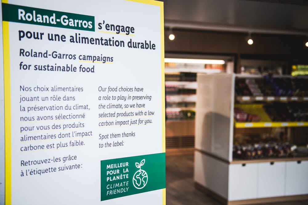Climate Friendly Alimentation Durable Roland-Garros