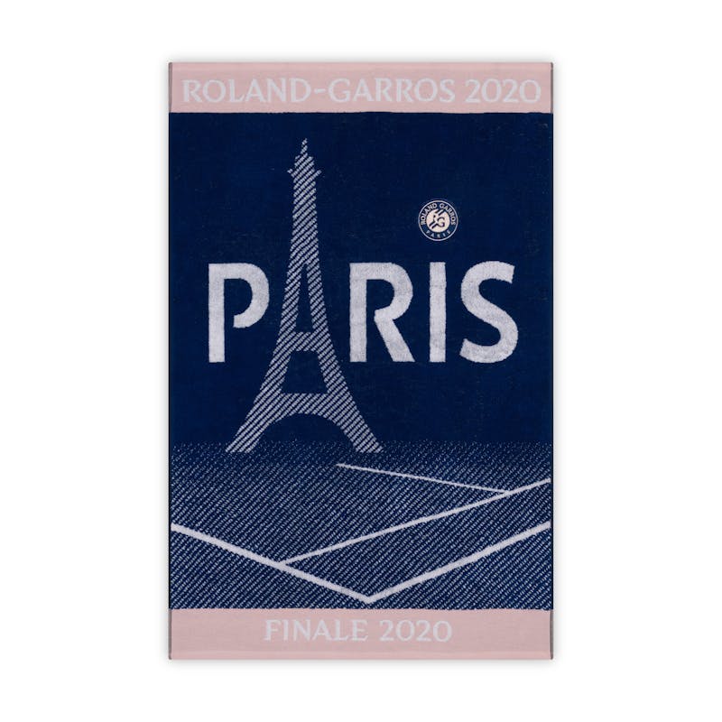 Serviette officielle dames, Finale, Roland-Garros, 2020, Carré Blanc