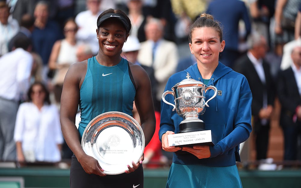 Sloane Stephens et Simona Halep, Roland-Garros 2018
