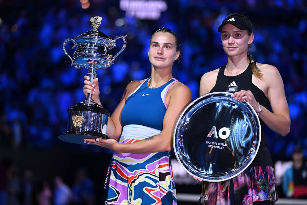 Aryna Sabalenka et Elena Rybakina / Finale Open d'Australie 2023