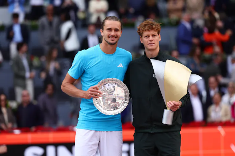 Alexander Zverev & Jannik Sinner / Remise des trophées - Masters 1000 Madrid 2026 Alexander Zverev & Jannik Sinner / Remise des trophées - Masters 1000 Madrid 2026