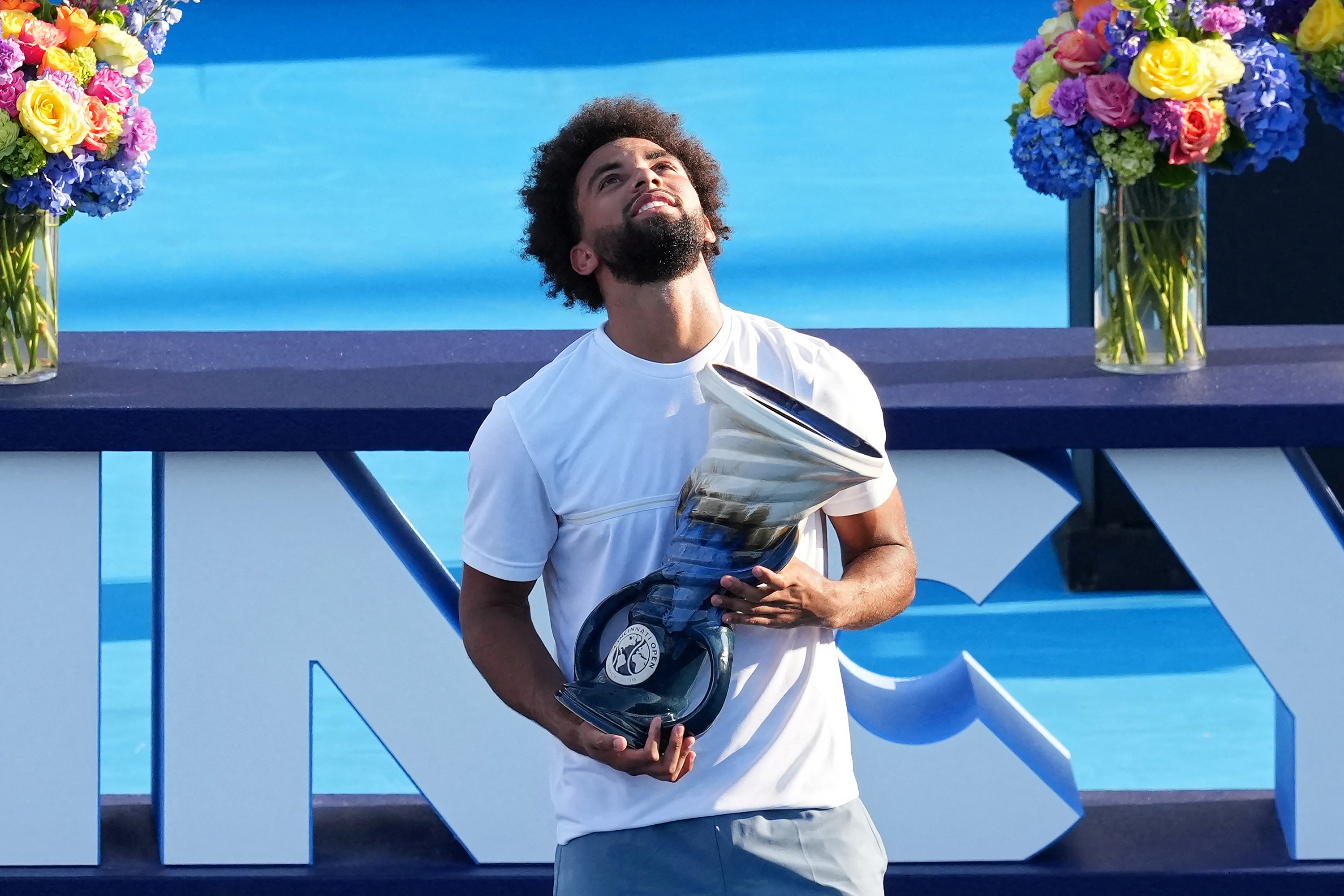 Arthur Fils / Photocall Trophée - Masters 1000 Cincinnati