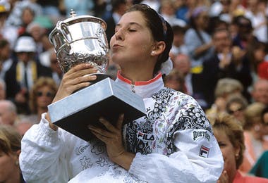 Monica Seles Roland-Garros 1992 champ.
