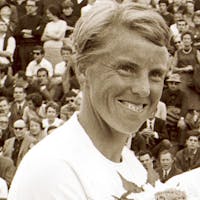 Ann Haydon-Jones championne de Roland-Garros 1961 et 1966 / Ann Haydon-Jones, French Open champion 1961 and 1966.