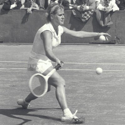 Shirley Bloomer Roland-Garros 1958.