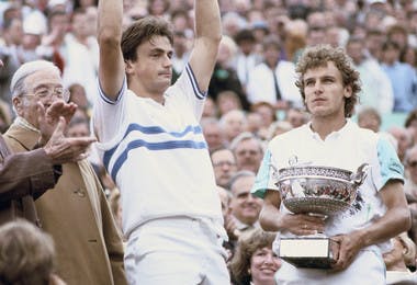 Henri Leconte et Mats Wilander - Roland-Garros 1988