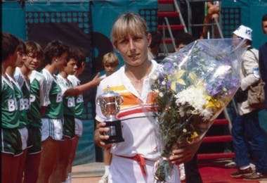 Martina Navratilova championne Roland-Garros 1982 French Open champ.