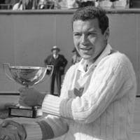 Nicola Pietrangeli Ian Vermaak Roland-Garros 1959.