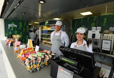 restauration in stadia Roland-Garros 2018.