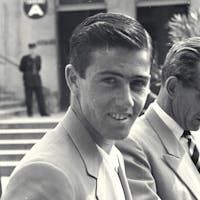 Ken Rosewall et Henri Cochet, Roland-Garros 1953 / Ken Rosewall and Musketeer Henri Cochet French Open 1953