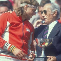 Björn Borg Henri Cochet Roland-Garros 1978.