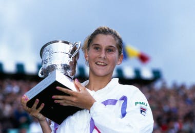 Monica Seles championne Roland-Garros 1990 French Open champ.