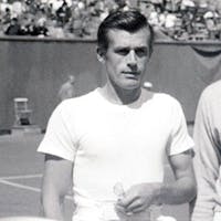 Frank Parker Roland-Garros 1949 French Open Paris.