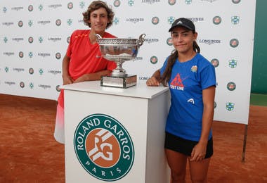 Roland-Garros Juniors Wild-card by Longines - Belo Horizonte the champions: Mateo Reyes Ana Paula Melilo.