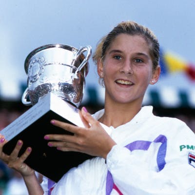 Monica Seles championne Roland-Garros 1990 French Open champ.