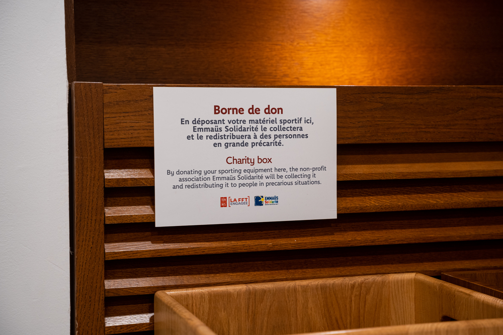 Boîte de dons / Roland-Garros 2023