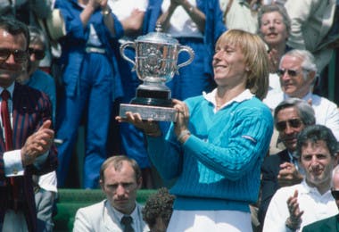Martina Navratilova championne Roland-Garros 1984 French Open.