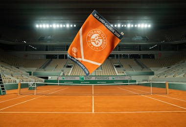 Serviette officielle Carré Blanc / Roland-Garros 2025 Serviette officielle Carré Blanc / Roland-Garros 2025