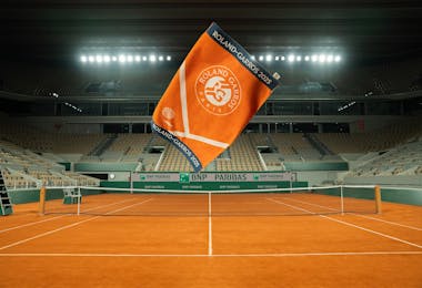 Serviette officielle Carré Blanc / Roland-Garros 2025 Serviette officielle Carré Blanc / Roland-Garros 2025