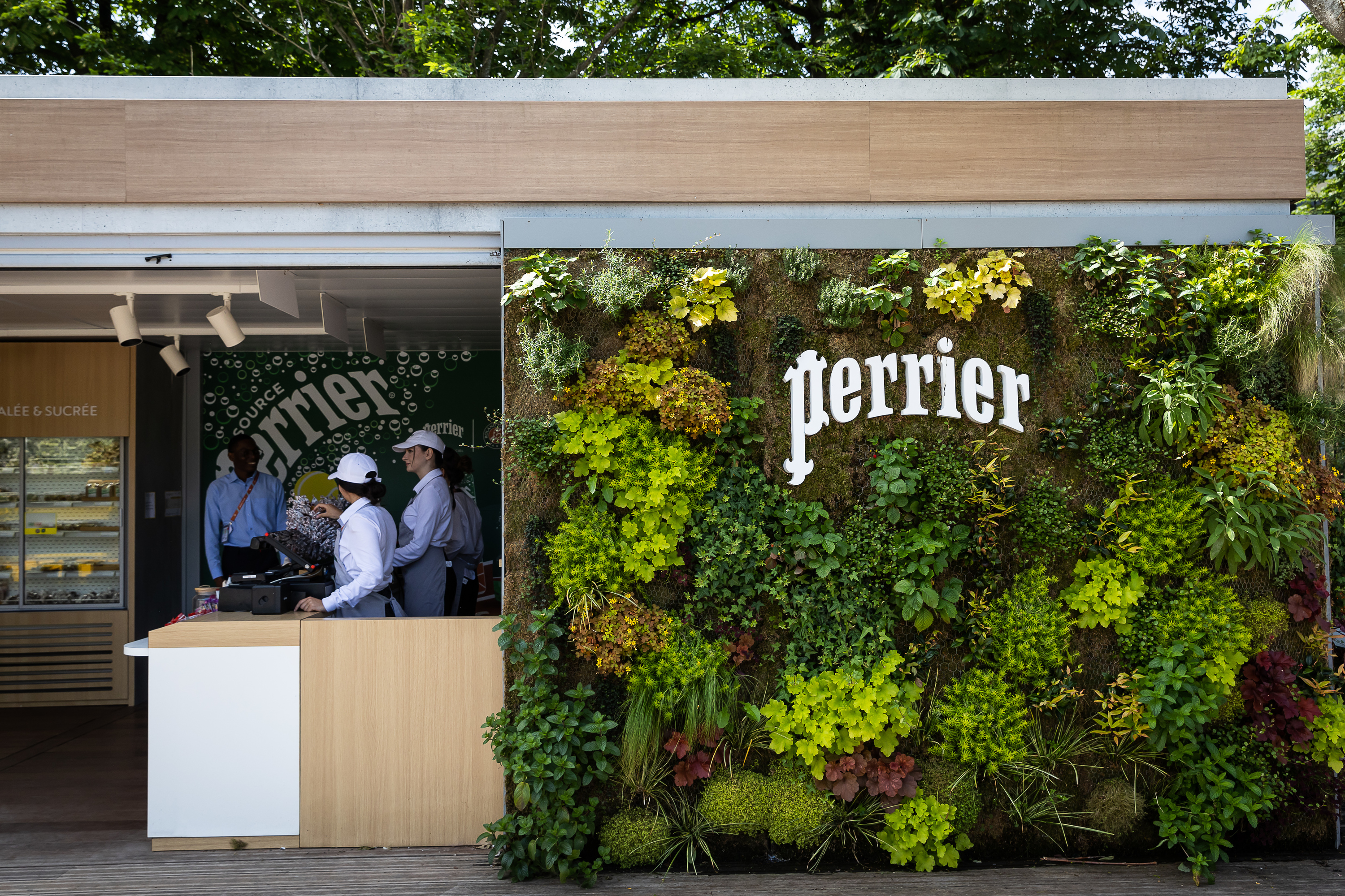 Mur Végétal Perrier, Roland-Garros 2024