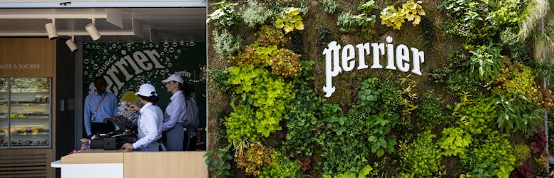 Mur Végétal Perrier, Roland-Garros 2024 Mur Végétal Perrier, Roland-Garros 2024