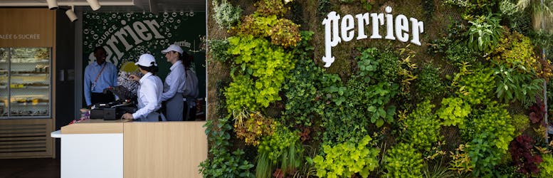 Mur Végétal Perrier, Roland-Garros 2024 Mur Végétal Perrier, Roland-Garros 2024