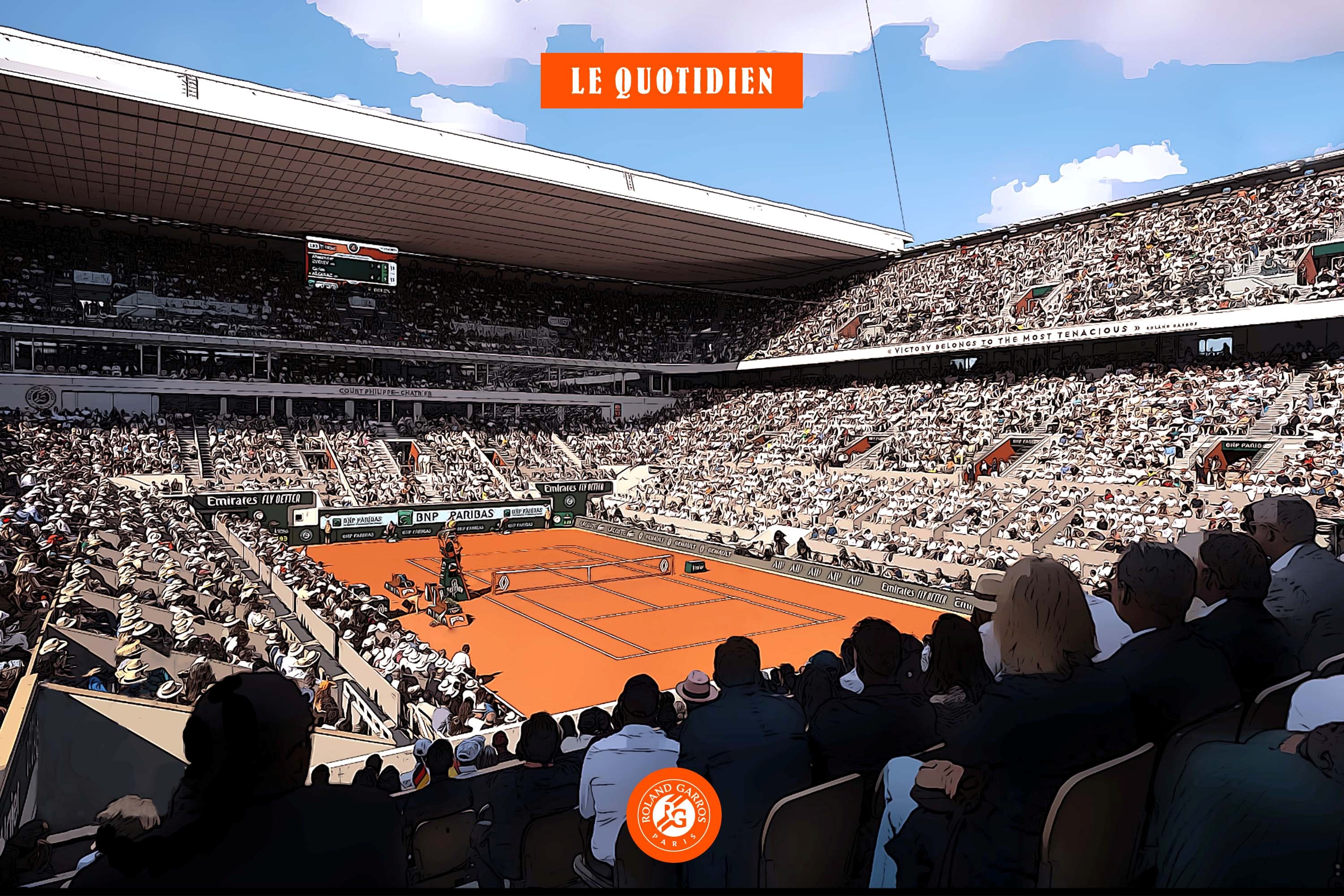Visuel Quotidien / Roland-Garros 2025
