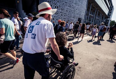 Aide personne à mobilité réduite / Roland-Garros